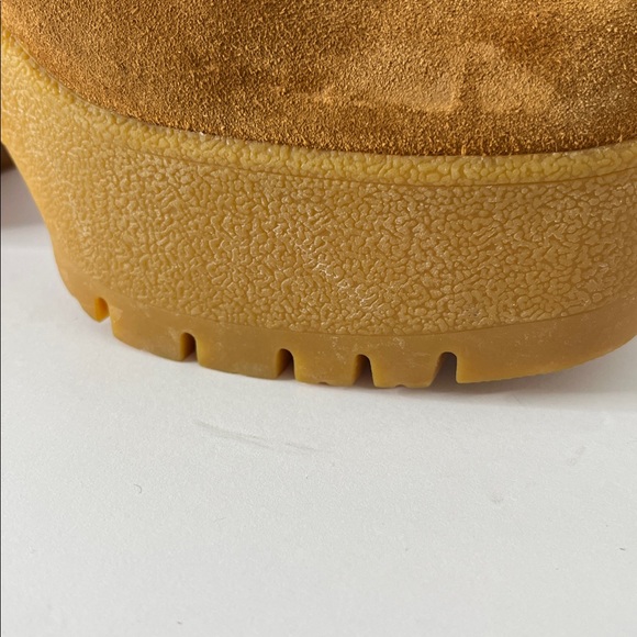 Jeffrey Campbell Brown Suede Shearling Knee-High Boots Sz 6.5 - Picture 11 of 14